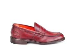 Chic Shoes Store 25 Eva Penny Loafer - Burgundy Cutter