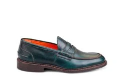 Chic Shoes Store 37 Eva Penny Loafer - Green Cutter