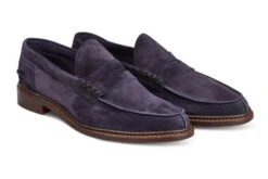 Adam Penny Loafer - Navy Suede 7 Adam Penny Loafer - Navy Suede -Chic Shoes Store adam penny loafer navy suede 864188