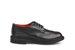 Chic Shoes Store 23 Anne Brogue Country Shoe - Black
