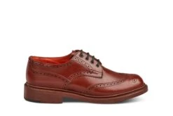 Chic Shoes Store 43 Anne Brogue Country Shoe - Marron Antique