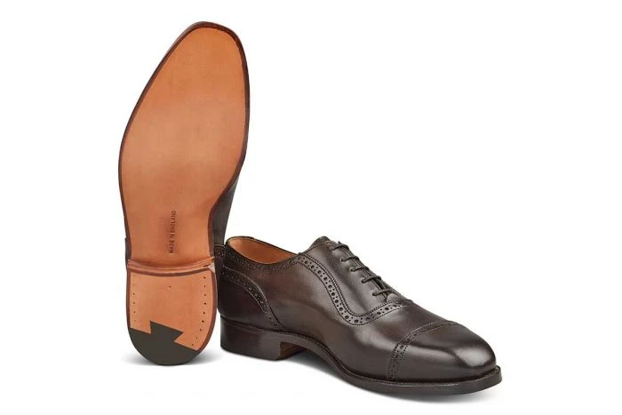 Belgrave Toecap Oxford City Shoe - Espresso Burnished 5 Belgrave Toecap Oxford City Shoe - Espresso Burnished - Image 5