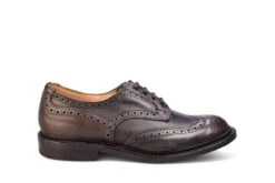 Bourton Country Shoe - Black Cross Hatch