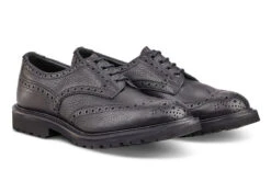 Bourton Country Shoe - Black Olivvia Shrunken Grain 7 Bourton Country Shoe - Black Olivvia Shrunken Grain -Chic Shoes Store bourton country shoe black olivvia shrunken grain 347029