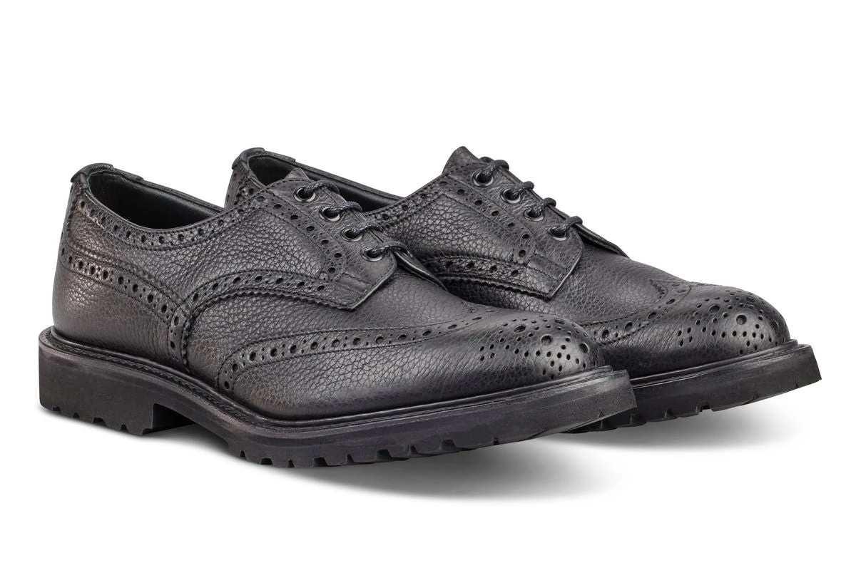 Bourton Country Shoe - Black Olivvia Shrunken Grain 3 Bourton Country Shoe - Black Olivvia Shrunken Grain - Image 3