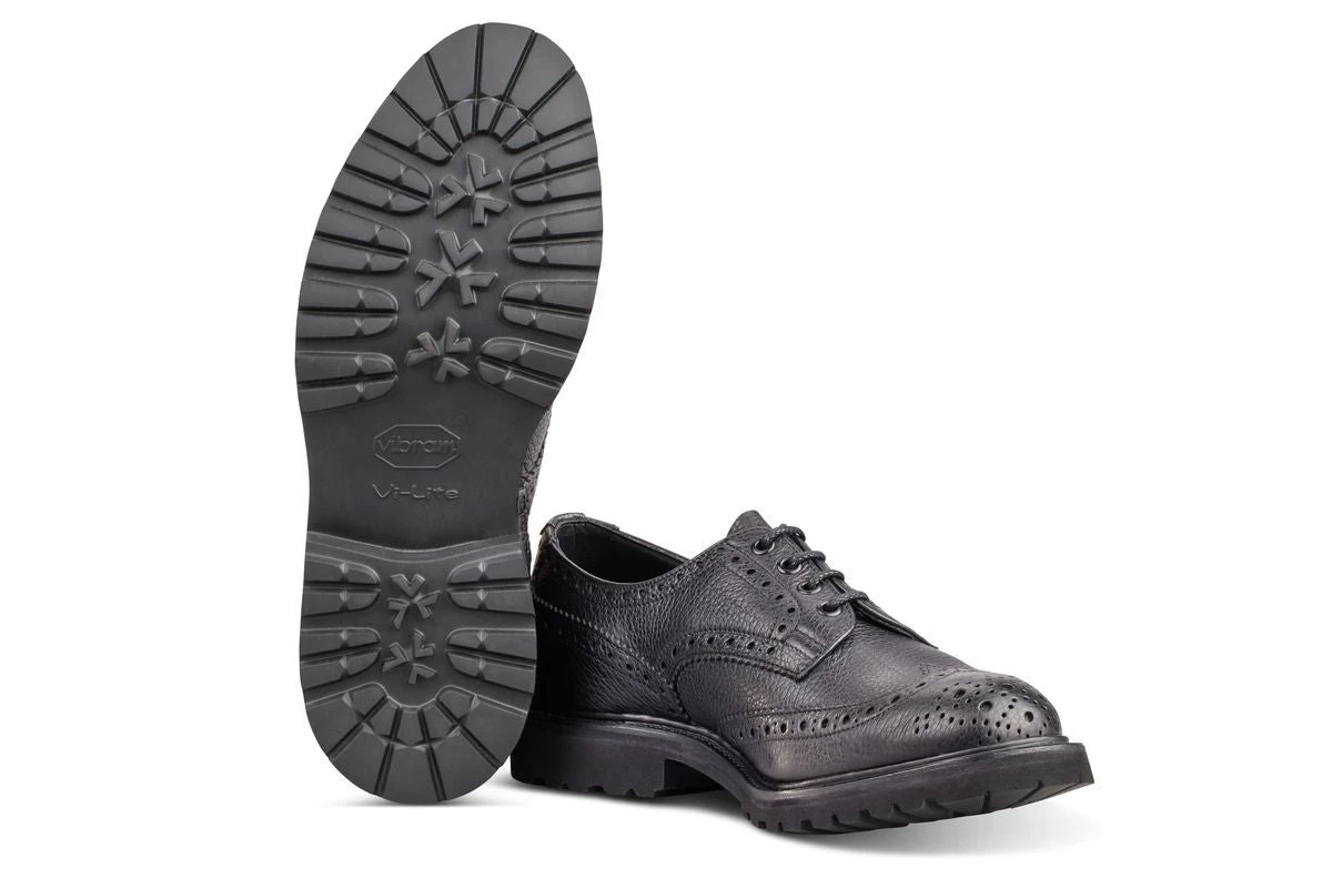 Bourton Country Shoe - Black Olivvia Shrunken Grain 5 Bourton Country Shoe - Black Olivvia Shrunken Grain - Image 5