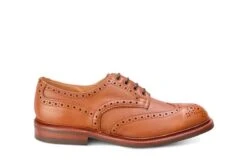 Bourton Country Shoe - Sienna Scotch Grain