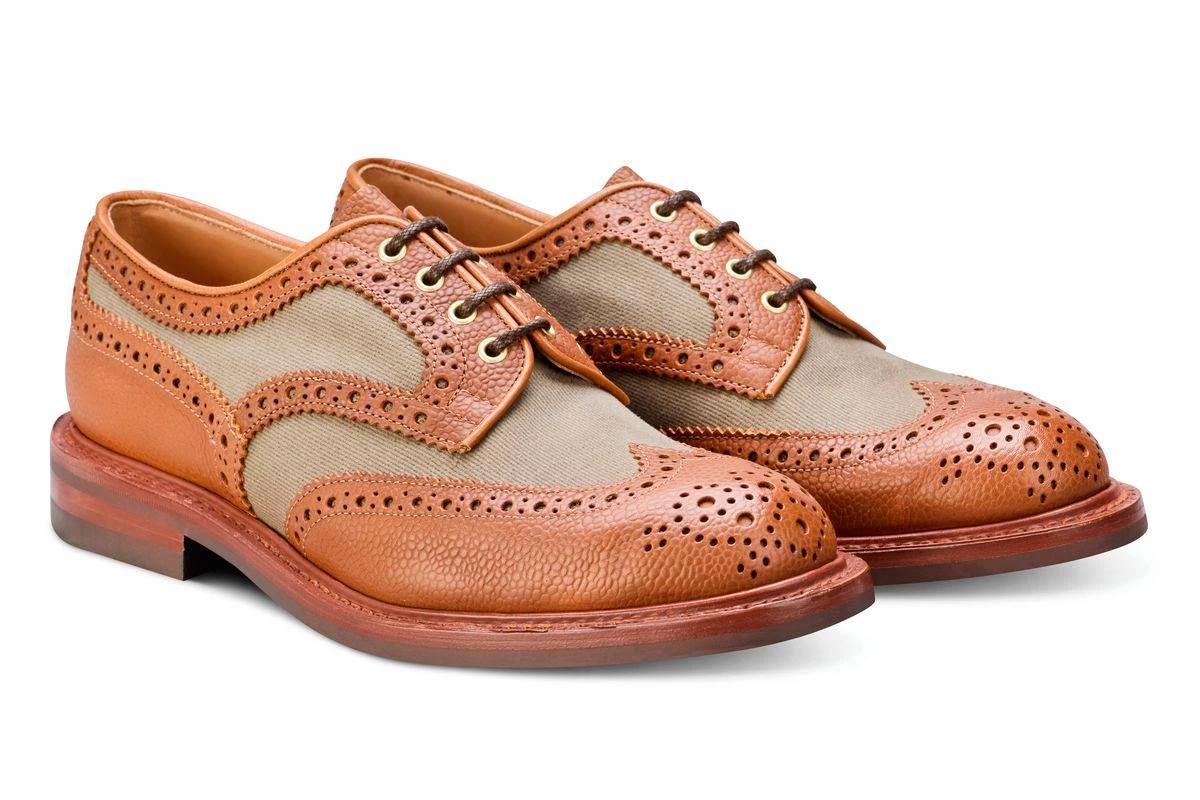 Bowood Country Shoe - Mahogany/Khaki Two Tone 3 Bowood Country Shoe - Mahogany/Khaki Two Tone - Image 3