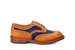 Bowood Country Shoe - Tan/Navy Two Tone
