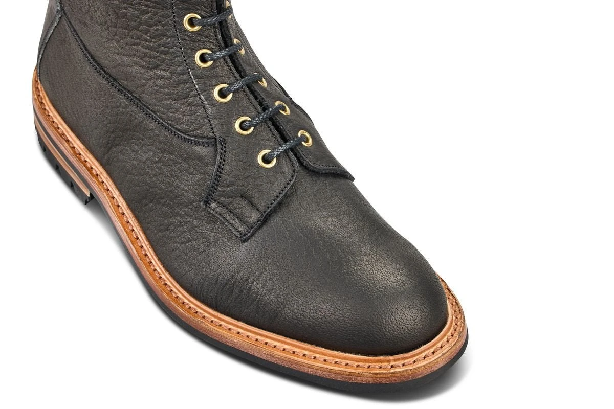 Burford Country Boot - Black Buffalo (Tricker's Exclusive) 2 Burford Country Boot - Black Buffalo (Tricker's Exclusive) - Image 2