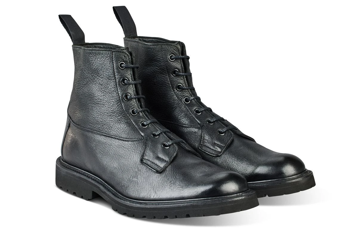 Burford Country Boot - Black Olivvia Deerskin 3 Burford Country Boot - Black Olivvia Deerskin - Image 3