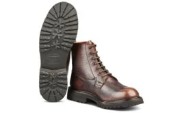 Camilla Derby Boot - Olivvia Deerskin - Chestnut Burnished -Chic Shoes Store camilla derby boot olivvia deerskin chestnut burnished 126986