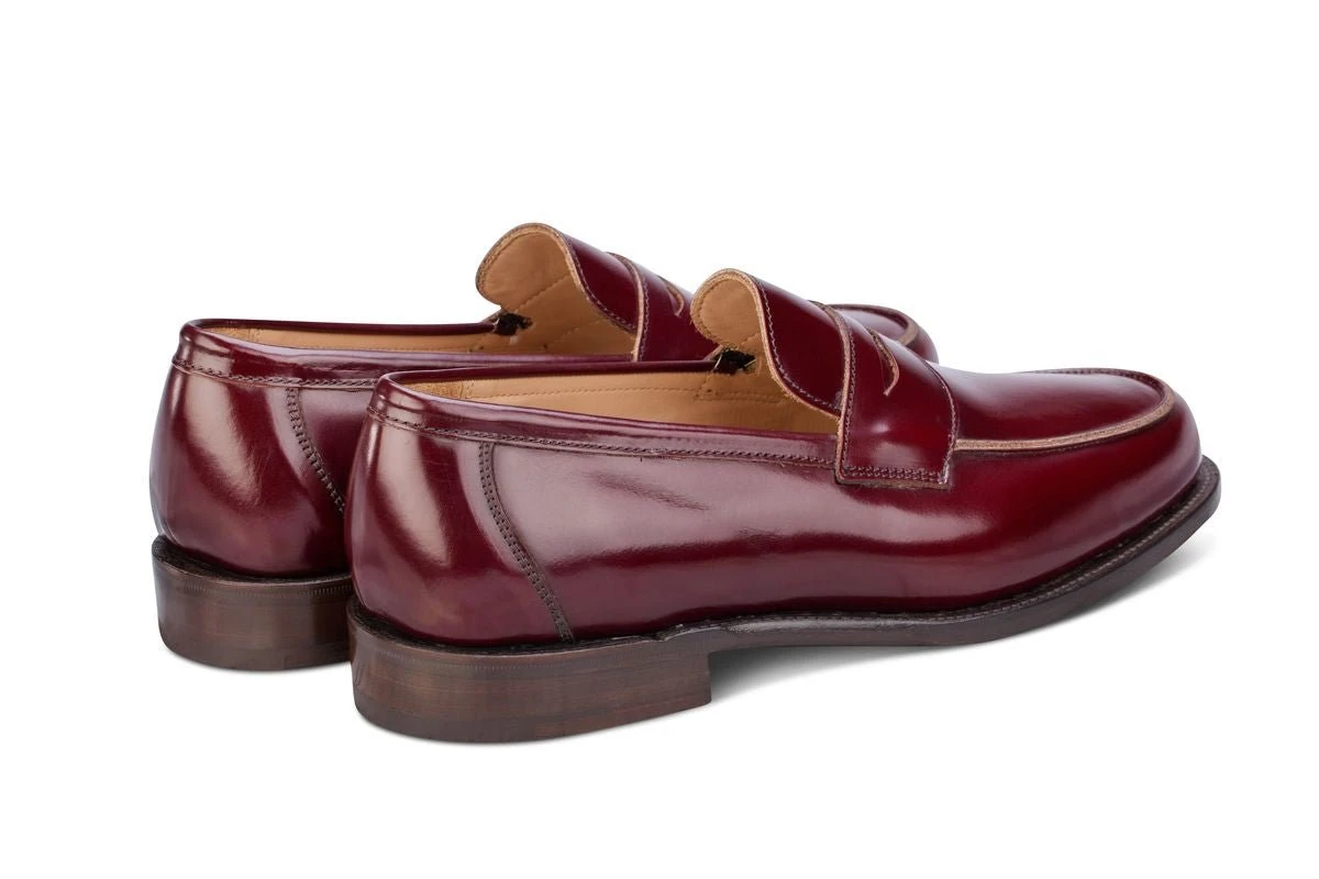Chicago Penny Loafer - Burgundy Bookbinder 3 Chicago Penny Loafer - Burgundy Bookbinder - Image 3