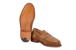 Chicago Penny Loafer - Snuff Repello Suede -Chic Shoes Store chicago penny loafer snuff repello suede 824632