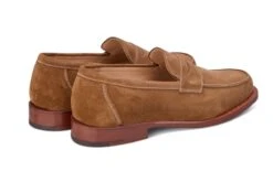 Chicago Penny Loafer - Snuff Repello Suede -Chic Shoes Store chicago penny loafer snuff repello suede 909192