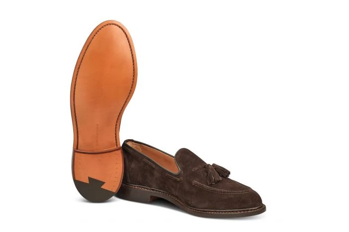 Elton Tassel Loafer - Coffee Suede 5 Elton Tassel Loafer - Coffee Suede - Image 5