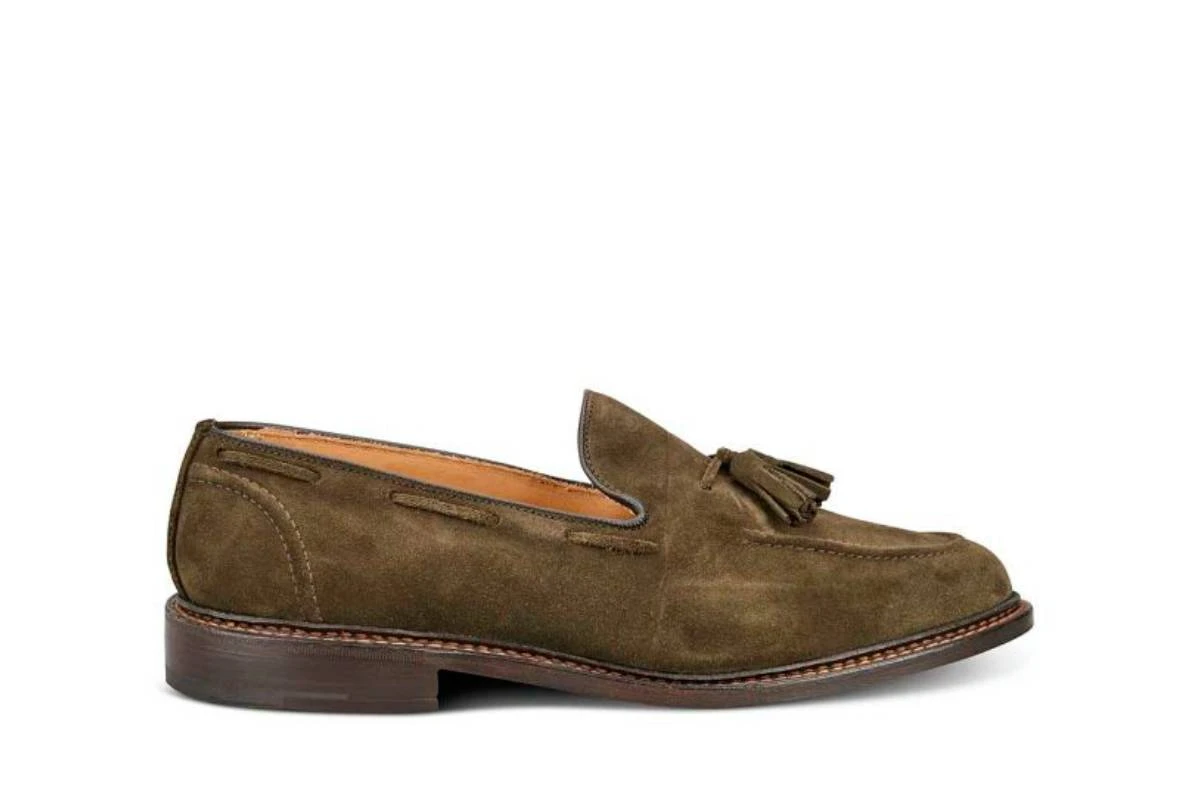 Elton Tassel Loafer - Earth Suede 1 Elton Tassel Loafer - Earth Suede