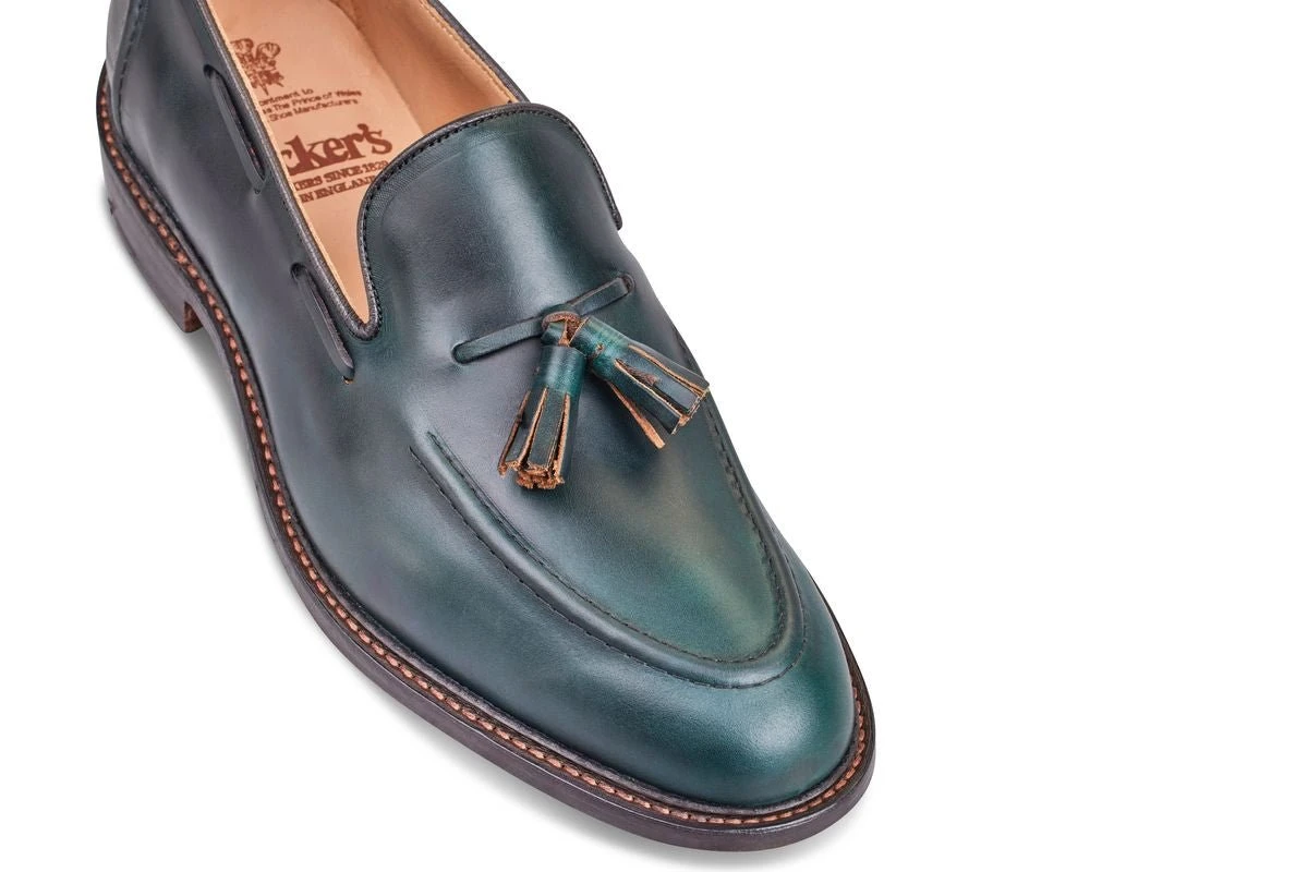 Elton Tassel Loafer - Green Cutter 2 Elton Tassel Loafer - Green Cutter - Image 2