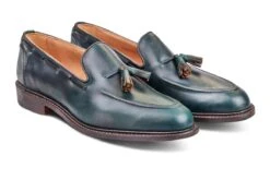Elton Tassel Loafer - Green Cutter 7 Elton Tassel Loafer - Green Cutter -Chic Shoes Store elton tassel loafer green cutter 741028