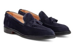Elton Tassel Loafer - Navy Suede 7 Elton Tassel Loafer - Navy Suede -Chic Shoes Store elton tassel loafer navy suede 256575