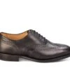 Epsom JS9524 Brogue Oxford City Shoe - Black (Multiple Width Fittings)