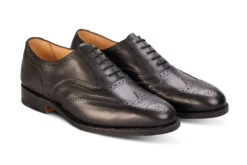 Epsom JS9524 Brogue Oxford City Shoe - Black (Multiple Width Fittings) 7 Epsom JS9524 Brogue Oxford City Shoe - Black (Multiple Width Fittings) -Chic Shoes Store epsom js9524 brogue oxford city shoe black multiple width fittings 340841
