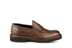 Chic Shoes Store 35 Eva Penny Loafer - Espresso Burnished