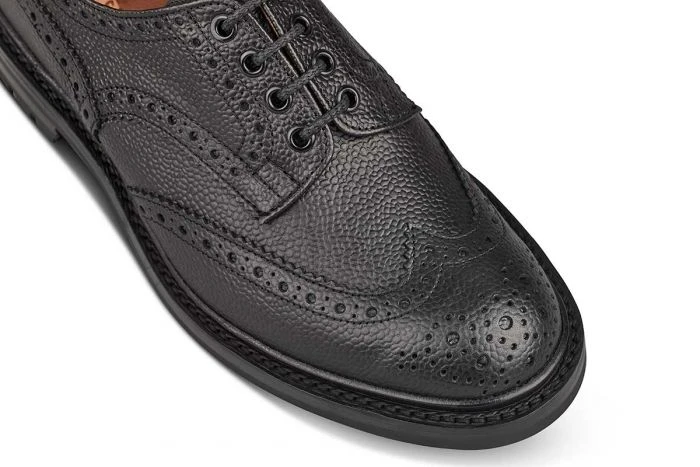 Ilkley Country Shoe - Black Scotch Grain 2 Ilkley Country Shoe - Black Scotch Grain - Image 2