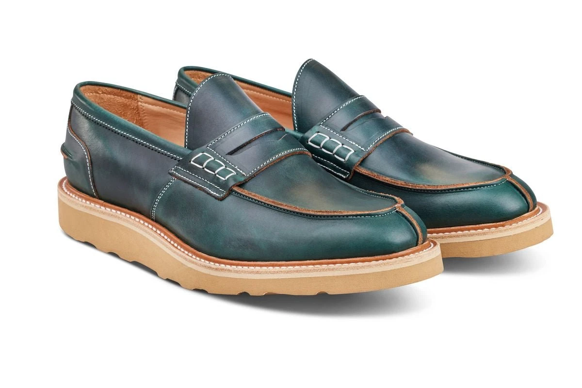 James Penny Loafer - Green Cutter 3 James Penny Loafer - Green Cutter - Image 3