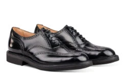 Jeremy Brogue Oxford City Shoe - Black Bookbinder -Chic Shoes Store jeremy brogue oxford city shoe black bookbinder 681054