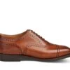Kensington Toecap Oxford City Shoe - Beechnut Burnished