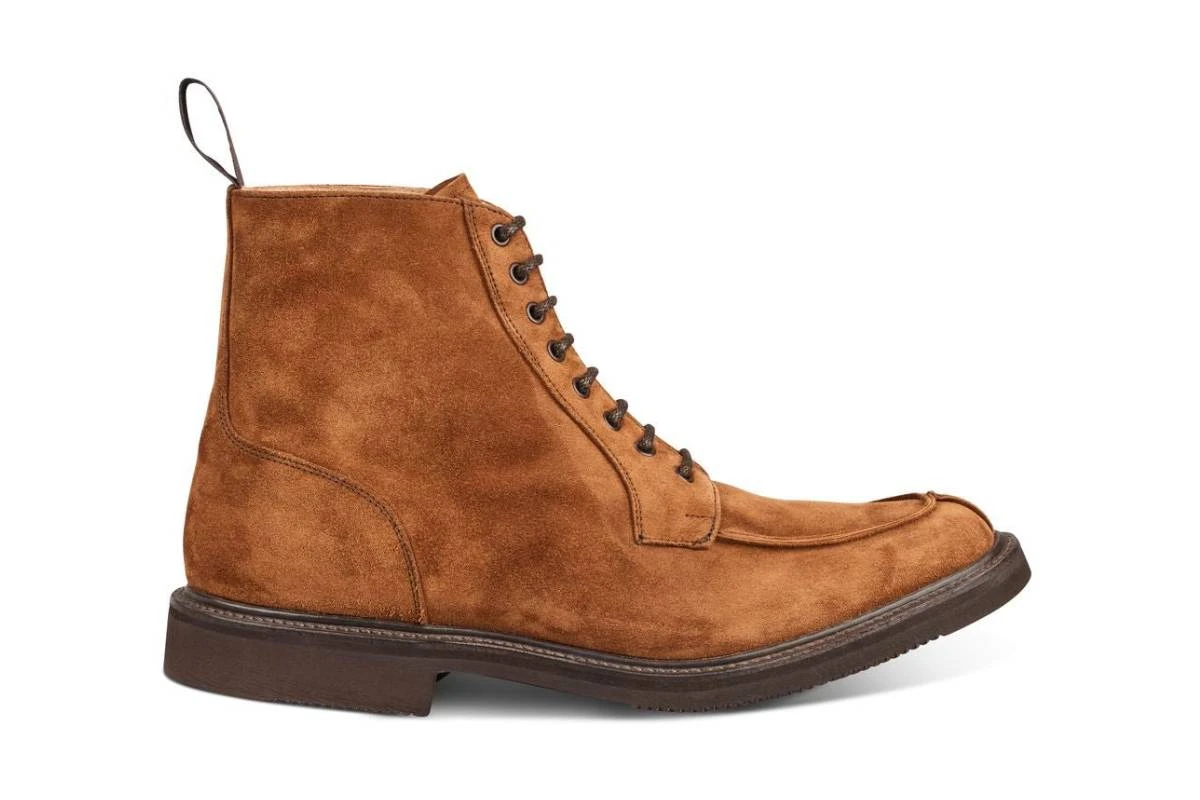 Lawrence Apron Front Derby Boot - Cubana Suede 1 Lawrence Apron Front Derby Boot - Cubana Suede