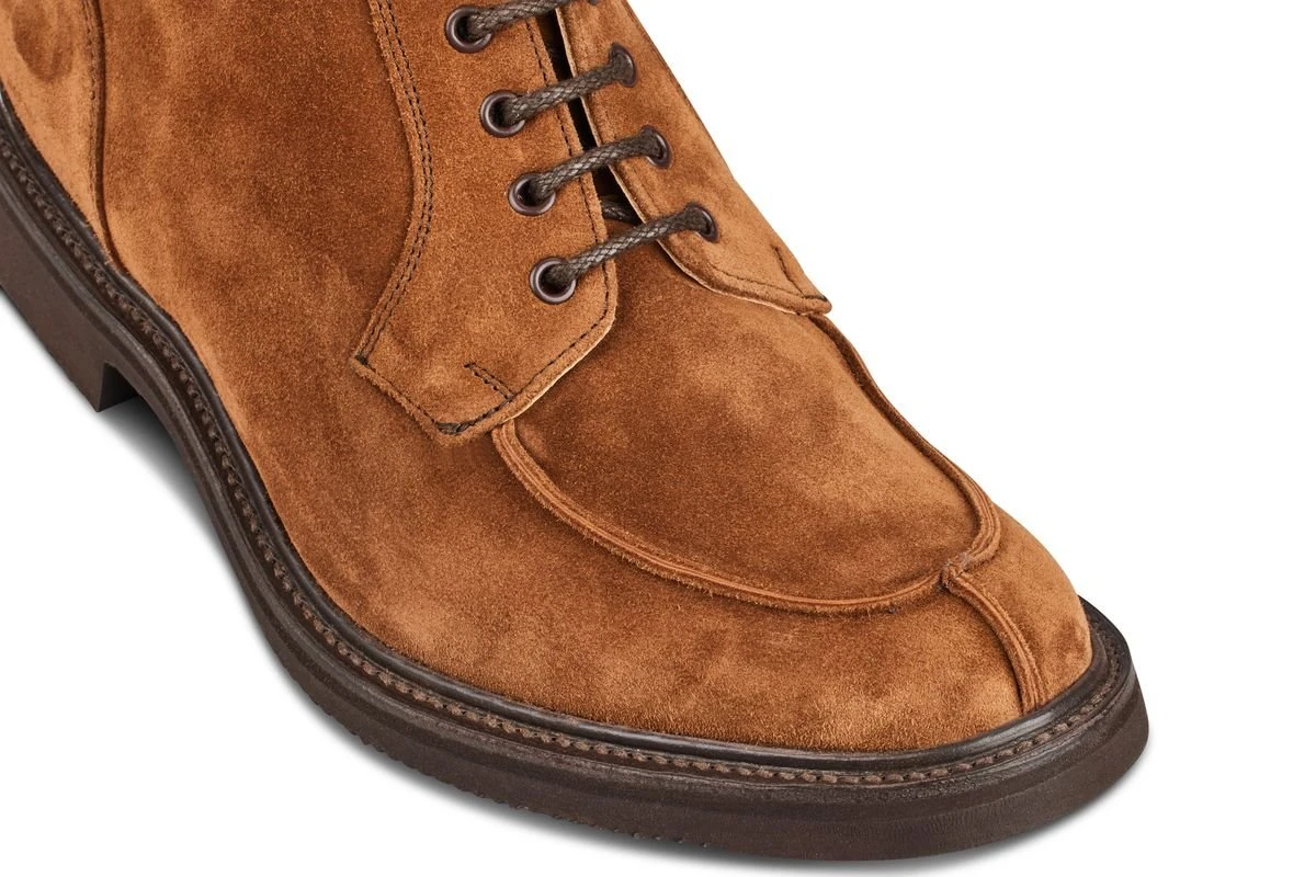Lawrence Apron Front Derby Boot - Cubana Suede 2 Lawrence Apron Front Derby Boot - Cubana Suede - Image 2