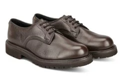 Linda Derby Tramper Shoe - Olivvia Deerskin - Brown -Chic Shoes Store linda derby tramper shoe olivvia deerskin brown 435599