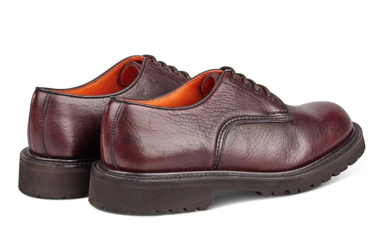 Linda Derby Tramper Shoe - Olivvia Deerskin - Burgundy 4 Linda Derby Tramper Shoe - Olivvia Deerskin - Burgundy - Image 4