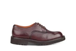 Chic Shoes Store 29 Linda Derby Tramper Shoe - Olivvia Deerskin - Burgundy