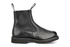 Paula Chelsea Boot - Olivvia Deerskin - Black