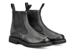 Paula Chelsea Boot - Olivvia Deerskin - Black -Chic Shoes Store paula chelsea boot olivvia deerskin black 844911