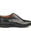 Piccadilly Brogue Oxford City Shoe - Black