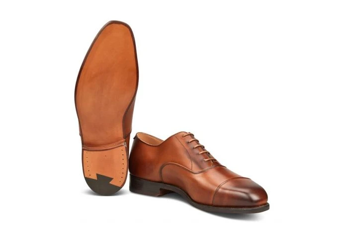 Regent Plain Toecap Oxford City Shoe - Beechnut 5 Regent Plain Toecap Oxford City Shoe - Beechnut - Image 5