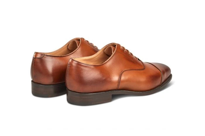 Regent Plain Toecap Oxford City Shoe - Beechnut 4 Regent Plain Toecap Oxford City Shoe - Beechnut - Image 4
