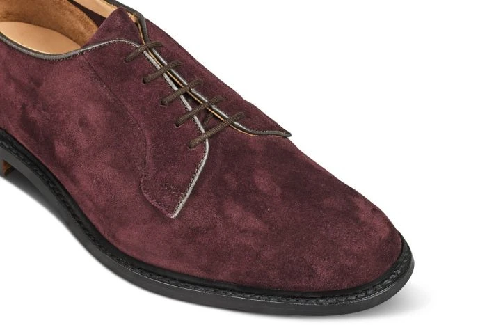 Robert Derby Shoe - Barolo Suede 2 Robert Derby Shoe - Barolo Suede - Image 2