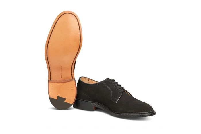 Robert Derby Shoe - Black Suede 5 Robert Derby Shoe - Black Suede - Image 5