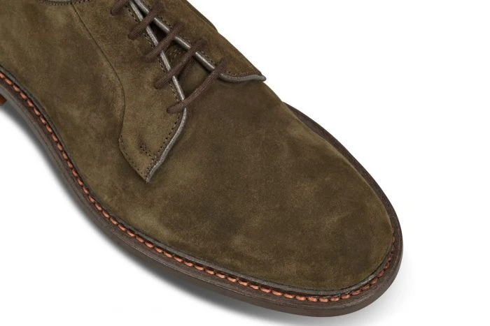 Robert Derby Shoe - Earth Suede 2 Robert Derby Shoe - Earth Suede - Image 2