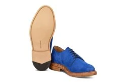 Robert Derby Shoe - Electric Blue Castorino Suede 9 Robert Derby Shoe - Electric Blue Castorino Suede -Chic Shoes Store robert derby shoe electric blue castorino suede 542880