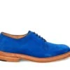 Robert Derby Shoe - Electric Blue Castorino Suede