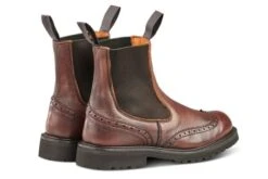 Silvia Country Dealer Boot - Olivvia Deerskin - Chestnut Burnished -Chic Shoes Store silvia country dealer boot olivvia deerskin chestnut burnished 106962