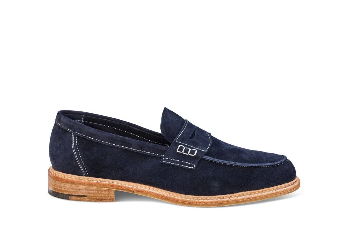 Sonny Penny Loafer - Navy Castorino 1 Sonny Penny Loafer - Navy Castorino