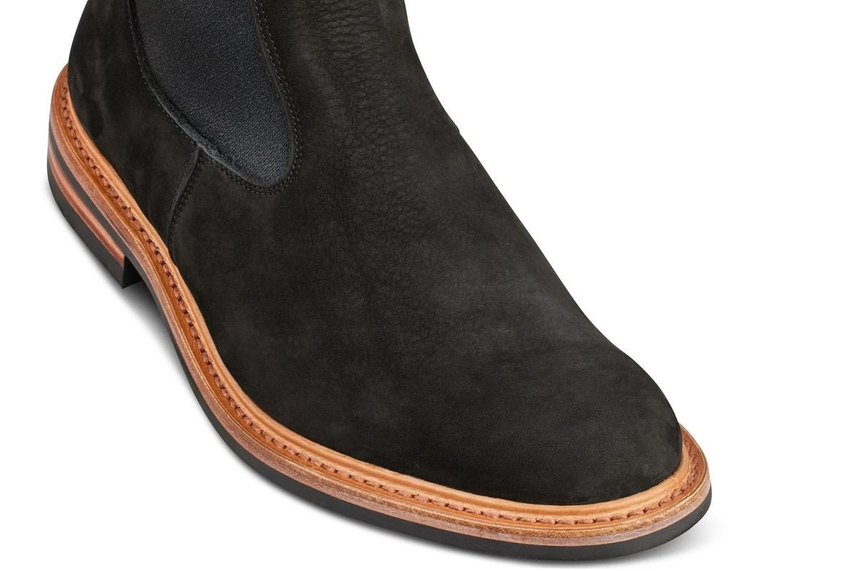 Stephen Chelsea Boot - Black Hydro Nubuck 2 Stephen Chelsea Boot - Black Hydro Nubuck - Image 2