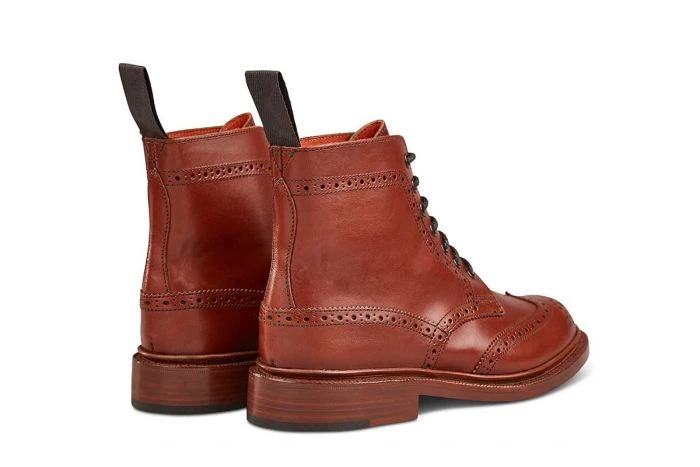 Stephy Brogue Boot - MARRON ANTIQUE 4 Stephy Brogue Boot - MARRON ANTIQUE - Image 4